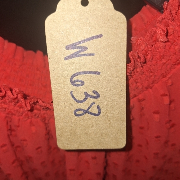 Daniel Rainn Sleeveless Red Textured Women's Top In A Size XXL. Pre-loved - Picture 7 of 8